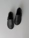 Утепленные лоферы barefoot из натуральной кожи | Черные 1195937 фото 1
