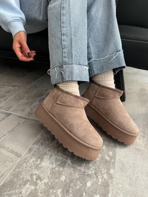 Женские мини угги моко эко замши на меху зима 3830429s4 фото