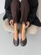 Анатомічні балетки barefoot з натуральної шкіри | Коричневі, шоколад 1107038 фото 2