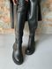 Демісезонні шкіряні чорні ботфорти 1877262s4 фото 5